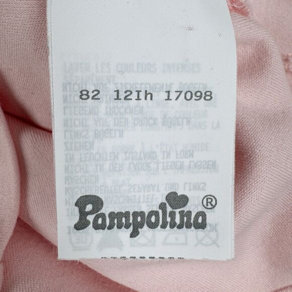 Pampolina Girls Top Size 4T Pink Long Sleeve Graphic Emboidered Sequin Shirt - Picture 13 of 15
